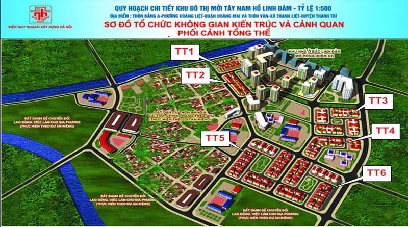 Biệt thự tây nam Linh Đàm giá chỉ từ 7,4 tỷ