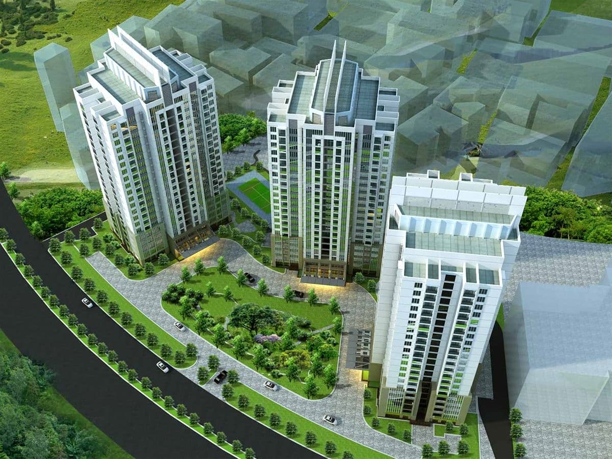 Dự án Panorama gồm 3 tòa chung cư